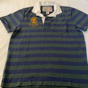 Ralph Lauren dark blue/green striped Rugby shirt